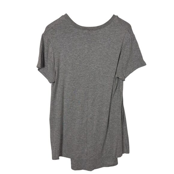 NWT Six Fifty Brooke Gray Short Sleeve Layered Knit Mini Dress Women’s XS - Picture 4 of 9